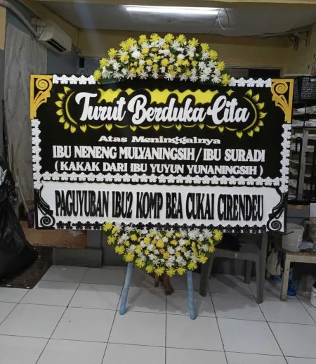 Papan Bunga Duka The Papandayan Bandung